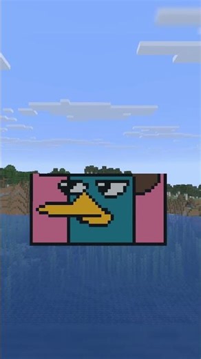 Perry the Platypus 🤠 | minecraft #shorts