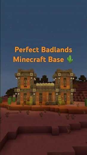 Badlands Starter House - Fits So Perfectly In This Biome!