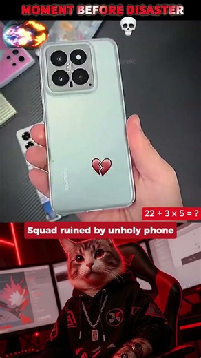 Squad ruined by unholy phone #viral #cat #memes