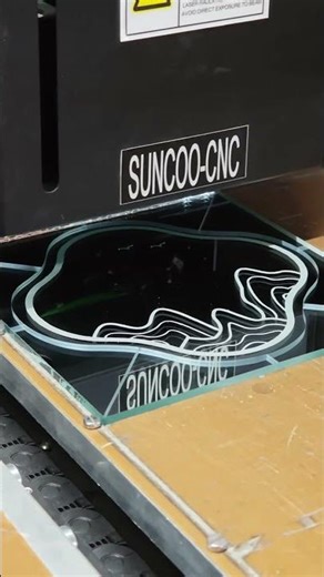 Infrared Picosecond Glass Laser Cutting Machine #machine #mirror #cnc #glass #lasercutting