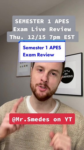 AP Environmental Science Semester 1 Exam Review