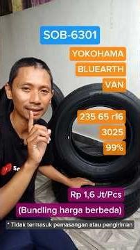 Ban Copotan Hiace Premio, 99% Like New, Yokohama 235 65 r16, hanya ada 4 pcs ‪@secondoption23‬