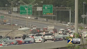 Celebrate, Atlanta! The I-85 northbound bridge is back open just six weeks after a fire underneath caused it to collapse. http://2wsb.tv/2qaQApA | WSB-TV