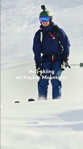 Heli-ski the Kaçkar Mountains—untouched powder, wild peaks, pure thrills. #GoTürkiye