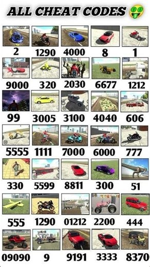 Indian bike driving 3d all old cheat code 💥📱
