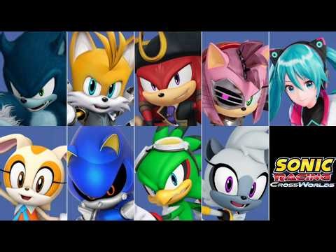 Sonic Racing: CrossWorlds (PC) // Full Game 100% Walkthrough (Sonic Speed - All 9 Cups)