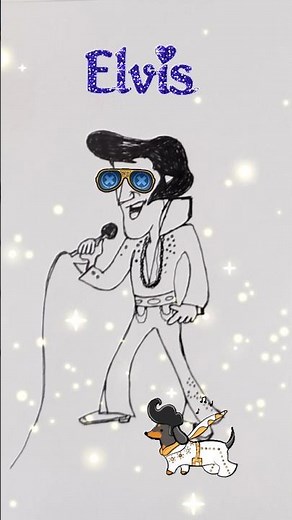 How To Draw Elvis Presley