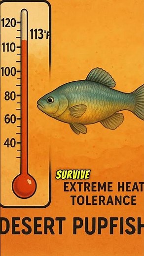 Desert Pupfish: Tiny Fish Surviving Alien-Like Extremes #Desert #Pupfish #Survival
