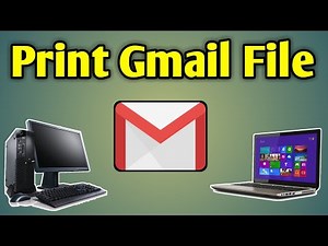 Pdf | How To Print A Document Or File From Gmail In Pc And Laptop By Command With Shortcut Key