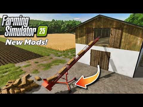 New Mods - Bale Conveyor, Kramer Loader, & Agro Trailers Update! | FS25