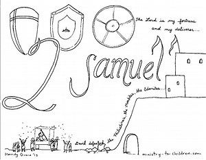 "Book of 2 Samuel" Bible Coloring Page