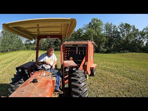 Baling Hay with the Farmall 756 and 656 Diesels