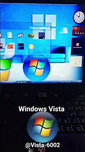 How to Add Gadget in Windows Vista #windows #openwindows #windows11 #windowsvista