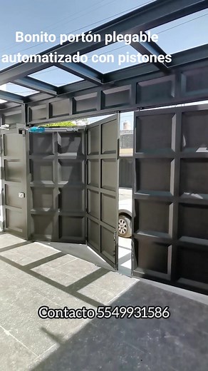 Portón Plegable Automatizado: Diseño y Funcionalidad