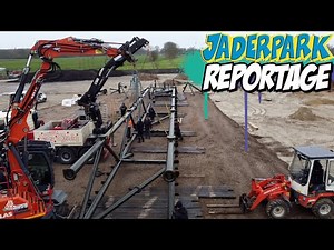 Achterbahn Aufbau der besonderen Lift Konstruktion - Jaderpark - Ziegelblitz - Bau Doku Teil 3