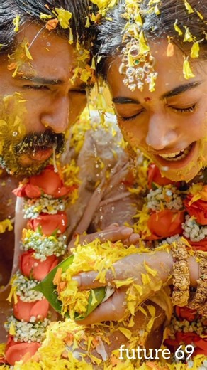 RASHMIKA'S 💛 HALADI💛 FUNCTION.#rashmikamandanna #vijaydevarakonda #shorts #viralshort#viral#haladi