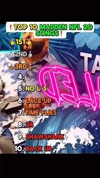 ❗️TOP 10 MADDEN NFL 25 SONGS❗️