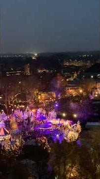 Winter Efteling vanuit de pagode