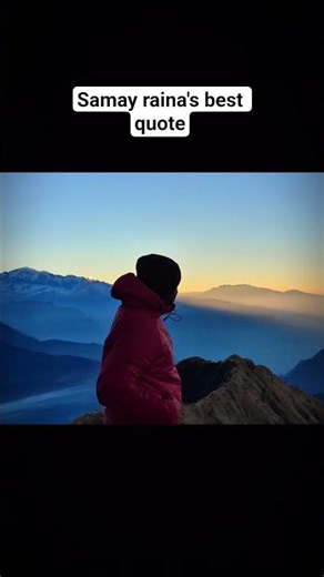 Pahado ka nasha 😄 #samayraina #quote #adventure #travel #explorepage