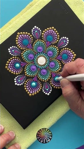Mindfulness Dot Art Journal | Video 22 for full tutorial. :)