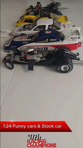 Diecast Dragsters Icons in 1:24! | Funny Cars & Stock Cars by Racing Champions #shorts