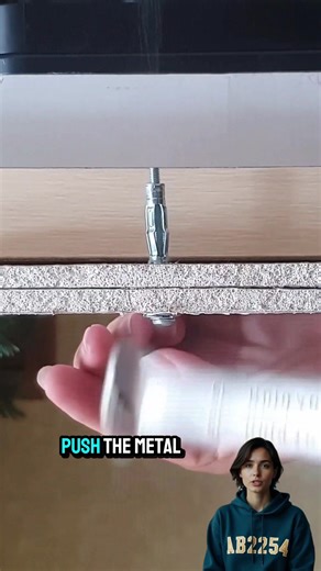 Need an instant, ultra-strong hold Push the metal anchor through the hole and drive the screw—the expanding wings lock tight! #AnchorHack #DIY #StrongMount #QuickFix #HomeTips #Creative | Ab2254
