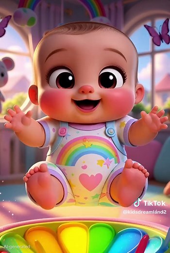 Peekaboo Fun: Engaging Cartoon for Kids