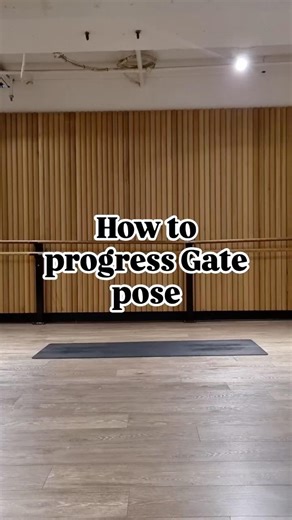 Beginner/Intermediate/Advanced progressions of Gate pose. Enjoy! #yoga #Pilates #wellness