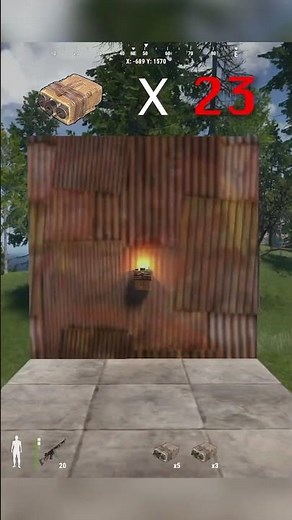 How many Satchels to destroy each wall in rust #rustconsole #rustgame #playrust #rust #rustcommunity