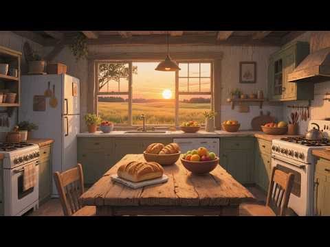 A Rustic 1940s Farm Kitchen — Another Place Where the Heart of the Home Lives in Simplicity