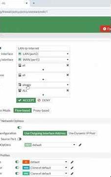 9.How to Configure Fortigate Firewall Policy with GUI?