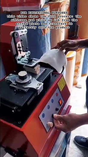 How It Works: Desktop Pad Printing Machine in Action! #PadPrinting #Manufacturing #Machinery