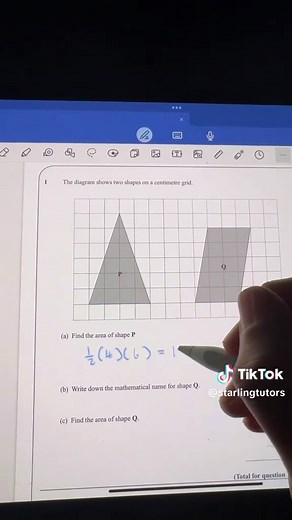 GCSE Maths: Calculating Area of Shapes on a Grid