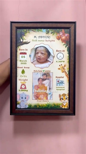 Photo frame making video 🔥| 12x18 inches Frame | Baby Birthday Story | contact : ☎️ 9894323633