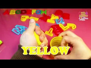 ABC Play Doh Playdough Molds Clay A B C Alphabet for Kids Fun Toys Video Play Doh Playdoh