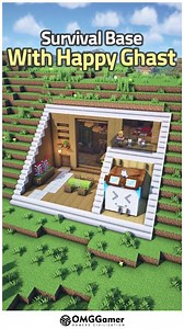 1.3M views · 10K reactions |  The Best Minecraft Base with Happy Ghast  Turn your survival world into something truly unique with a base designed around the Happy Ghast! Both fun and spooky, this build is packed with creativity and style. #MinecraftHappyGhast #MinecraftBaseIdea #MinecraftSurvivalBuild #MinecraftCreativeDesign #MinecraftUniqueBuild #MinecraftHouseIdeas #SurvivalBaseMinecraft | OMGGamer | Facebook