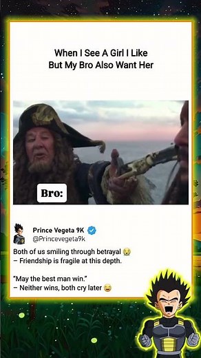 In Pirates of the Caribbean (2011), that bro-code standoff hits different 😭