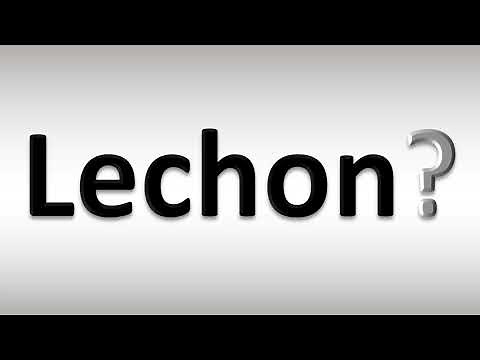 How to Pronounce Lechon