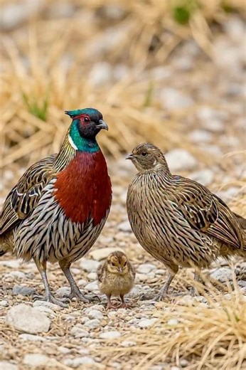 In the cool, pine-clad slopes of the Himalayas and Central Asian highlands, this shadowed wanderer moves quietly through undergrowth and fallen needles. It forages for seeds, berries, shoots, and insects, scratching softly at the forest floor while remaining alert to every sound. What makes it extraordinary is its resilience in steep, rugged terrain — thriving in cold, broken forests and helping turn soil and disperse seeds across mountains few birds inhabit. Elusive and earth-toned, yet a stead