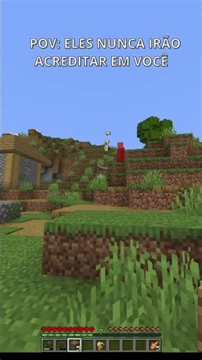 NUNCA VÃO ACREDITAR! #minecraft #viral #memes #reels
