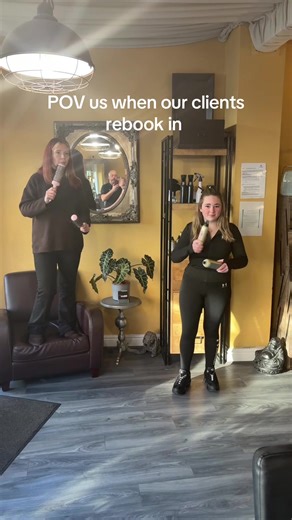 Love when clients rebook #fyp #salon #hair #davines #havefun