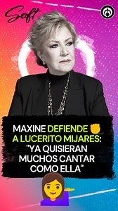 114K views · 1.4K reactions | ¿Pura envidia? 類 Maxine Woodside 'salió al quite' por Lucerito Mijares, luego de las críticas de Videgaray y Sofía Rivera: "Ya quisieran muchos cantar como ella", lanzó. #RadioFórmulaMx #AbriendoLaConversación | Radio Fórmula | Facebook