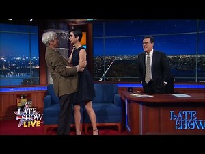 Fantastic Beasts Star Katherine Waterston Does Her Best Sam Waterston Impression—and Gets a Big Surprise