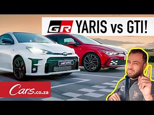 Golf 8 GTI vs GR Yaris - Race! Quarter Mile Hot Hatch Shootout