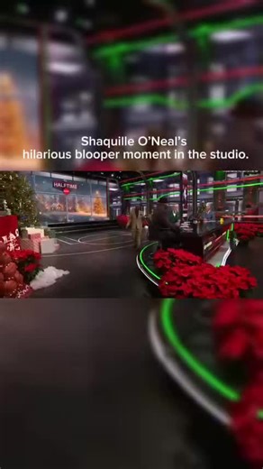 Shaquille O’Neal’s hilarious blooper moment in the studio. #Shaq #NBATNT #NBA #FunnyMoments #SportsTV