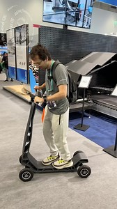 Large format additive manufacturing can print entire scooters around 90 minutes!!! This humongous machine has a pellet extruder melting the beads and making scooters like snacks 😅😅. @ceadgroup did a nice demo on @formnext for sure. #3dprinting #scooter #largeformat #additivemanufacturing #composit | 3DPrintingDoctor