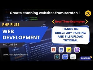 89| Hands-On Directory Parsing and File Upload Tutorial #webdevelopment #phpcourse #php #jayakrishna