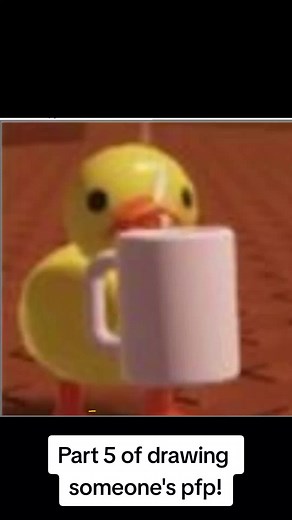 Drawing Someone's PFP Part 5: Roblox Duck Drawing Process Video