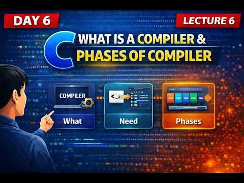 What is Compiler? | Need of Compiler | Phases of Compiler Explained | Lecture 6
