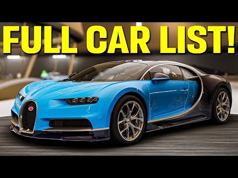 Test Drive Unlimited Solar Crown - Full Car List (All Cars)